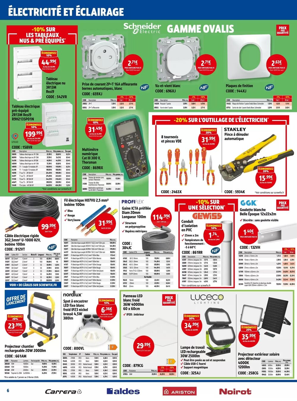 Prospectus promotionnel Screwfix valable à partir du 07/01/2026 - Page 6.