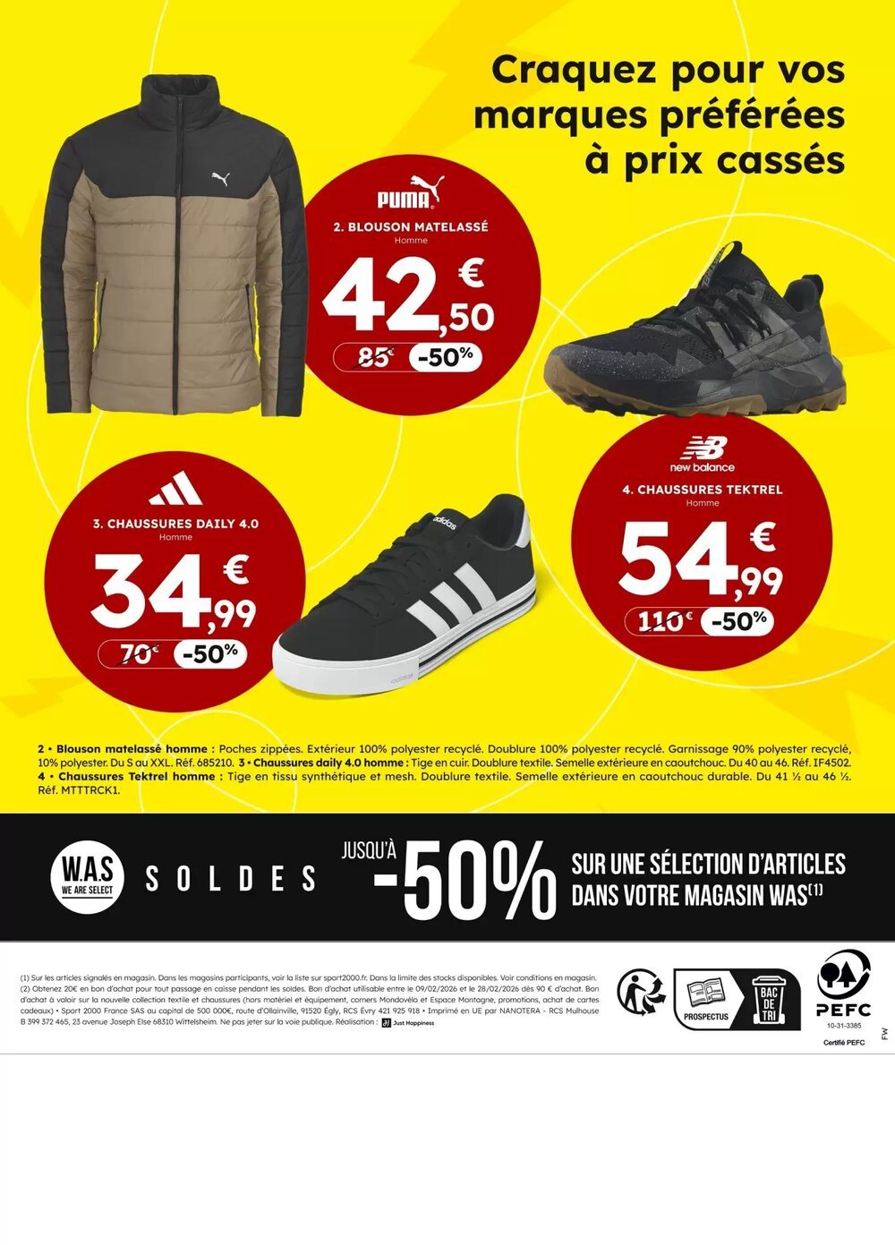 Prospectus promotionnel Sport 2000 valable à partir du 07/01/2026 - Page 2.