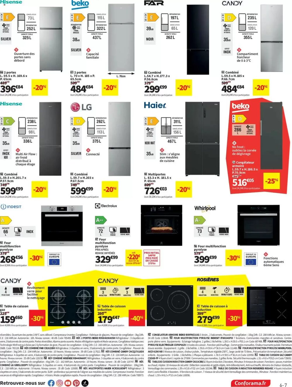 Prospectus promotionnel Conforama valable à partir du 07/01/2026 - Page 7.
