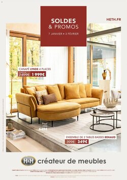 Prospectus promotionnel H&H valable à partir du 07/01/2026 - Page 1.
