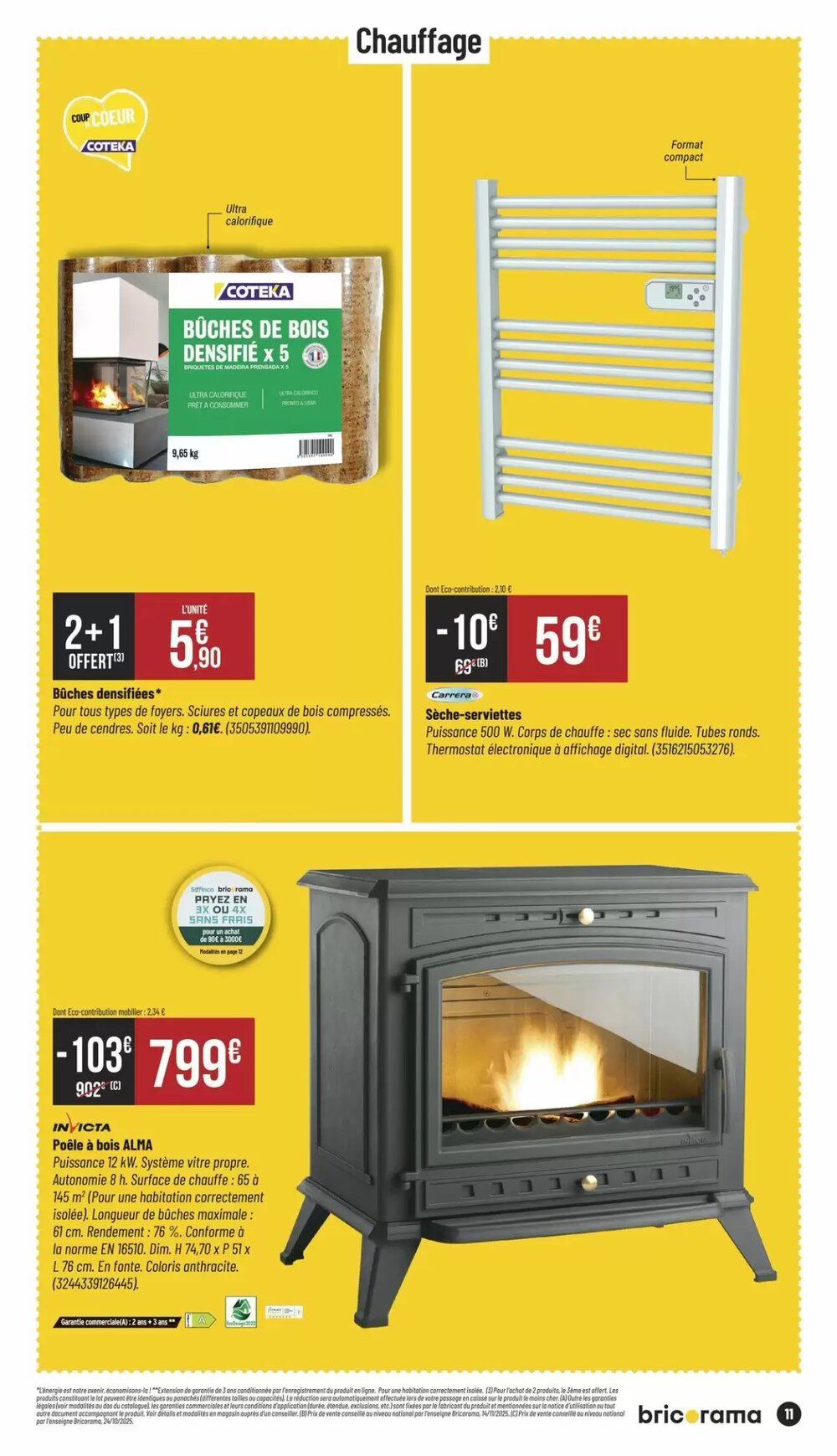 Prospectus promotionnel Bricorama valable à partir du 07/01/2026 - Page 11.