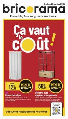 Prospectus promotionnel Bricorama valable à partir du 07/01/2026