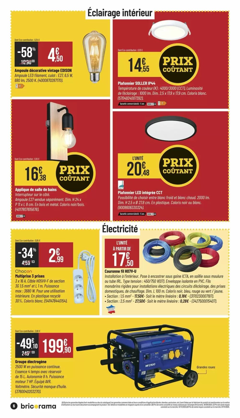 Prospectus promotionnel Bricorama valable à partir du 07/01/2026 - Page 6.