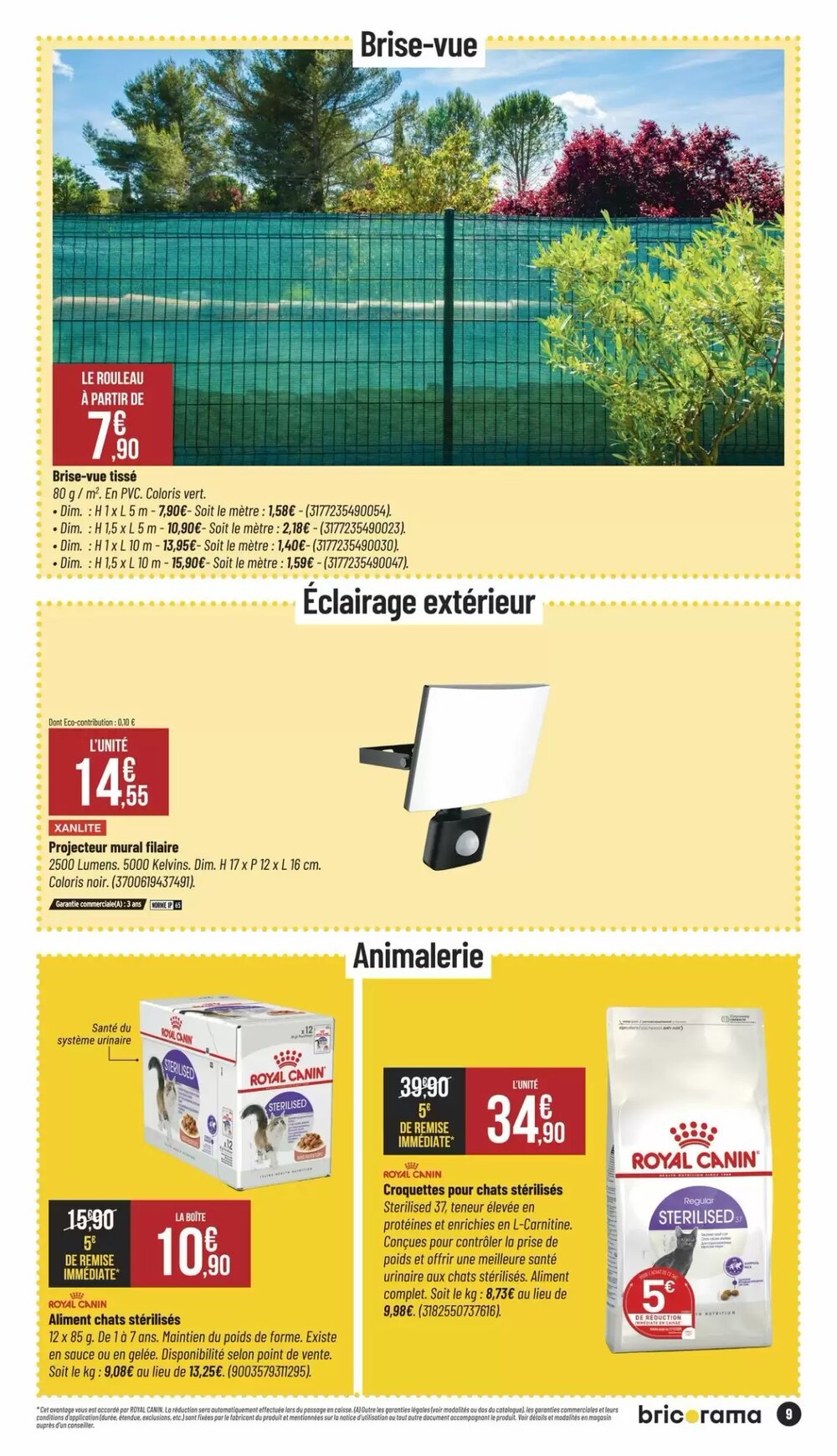 Prospectus promotionnel Bricorama valable à partir du 07/01/2026 - Page 9.