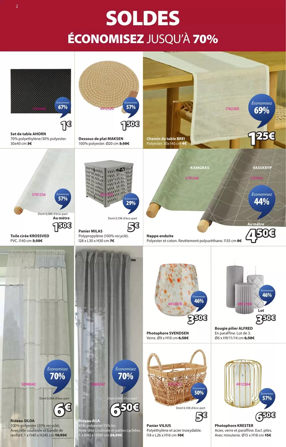 Prospectus promotionnel JYSK valable à partir du 07/01/2026 - Page 2.