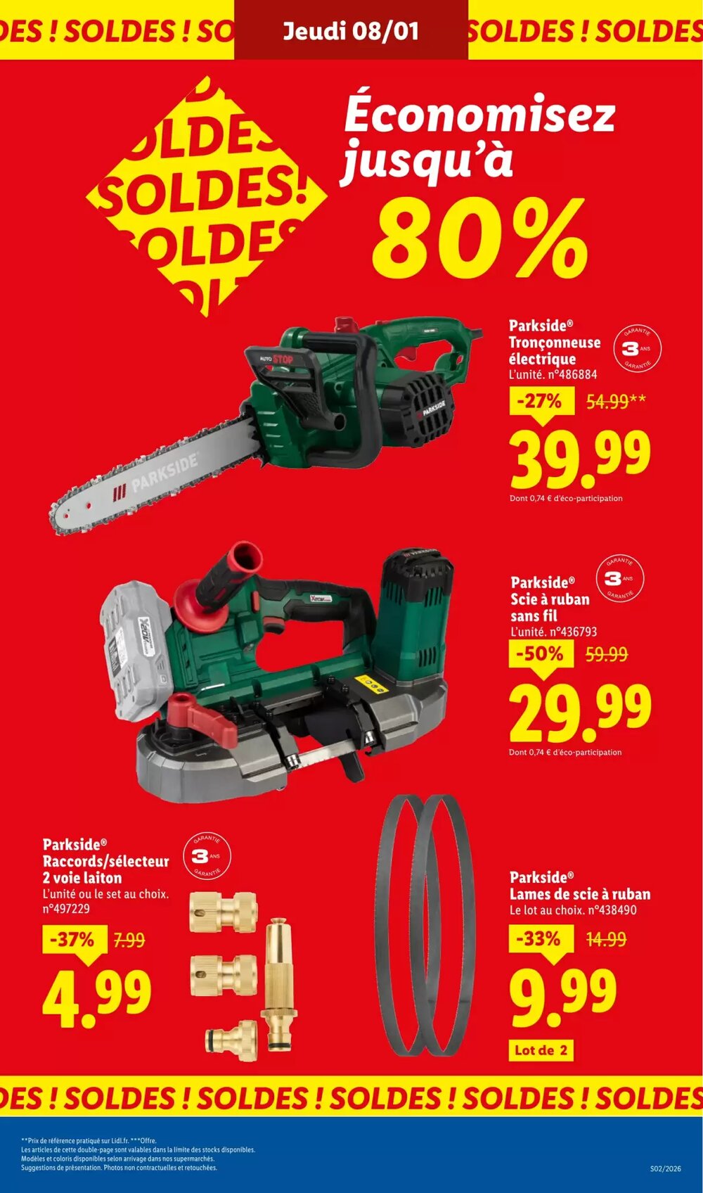 Prospectus promotionnel Lidl valable à partir du 08/01/2026 - Page 3.