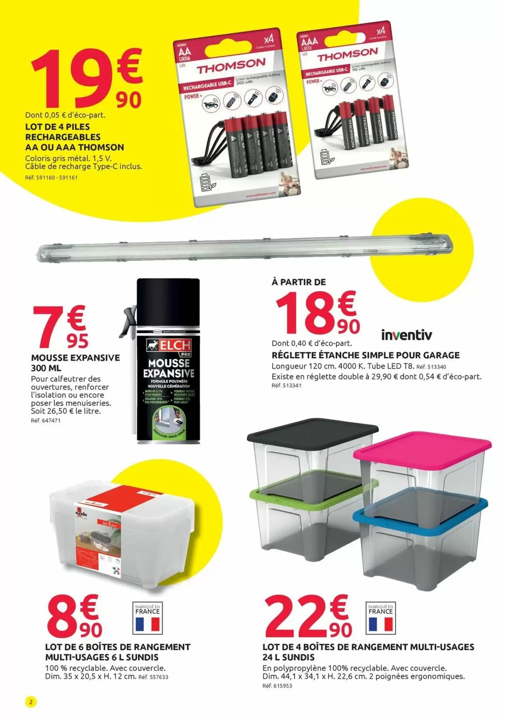 Prospectus promotionnel Mr Bricolage valable à partir du 08/01/2026 - Page 2.