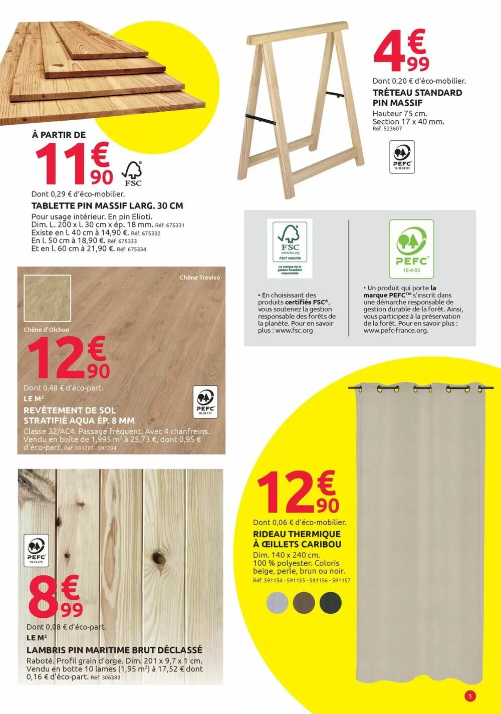 Prospectus promotionnel Mr Bricolage valable à partir du 08/01/2026 - Page 5.