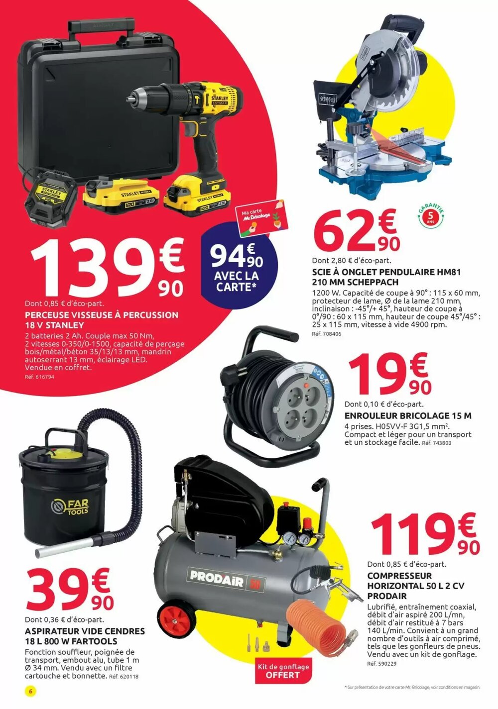 Prospectus promotionnel Mr Bricolage valable à partir du 08/01/2026 - Page 6.