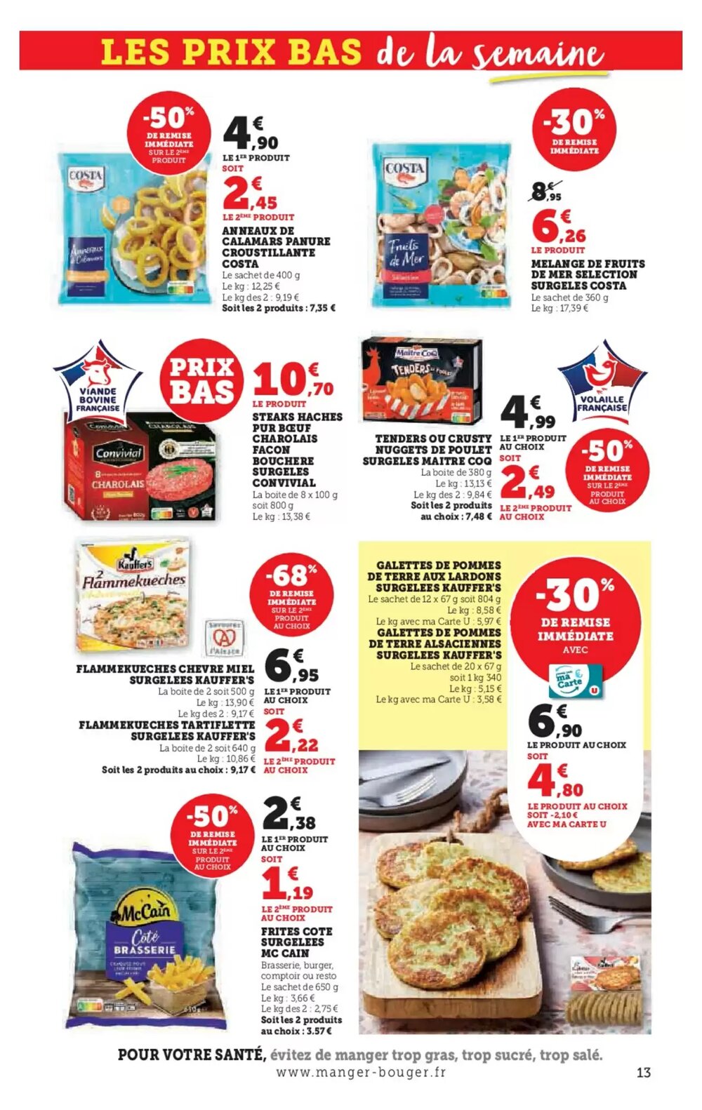 Prospectus promotionnel Super U valable à partir du 09/01/2026 - Page 13.