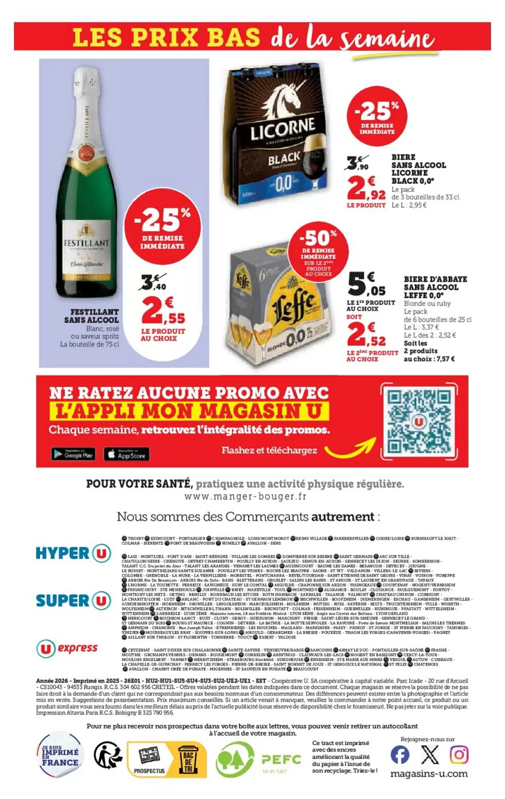 Prospectus promotionnel Super U valable à partir du 09/01/2026 - Page 16.