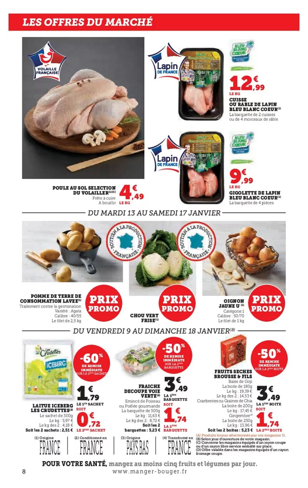 Prospectus promotionnel Super U valable à partir du 09/01/2026 - Page 8.