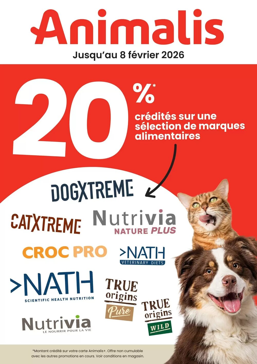 Prospectus promotionnel Animalis valable à partir du 09/01/2026 - Page 1.