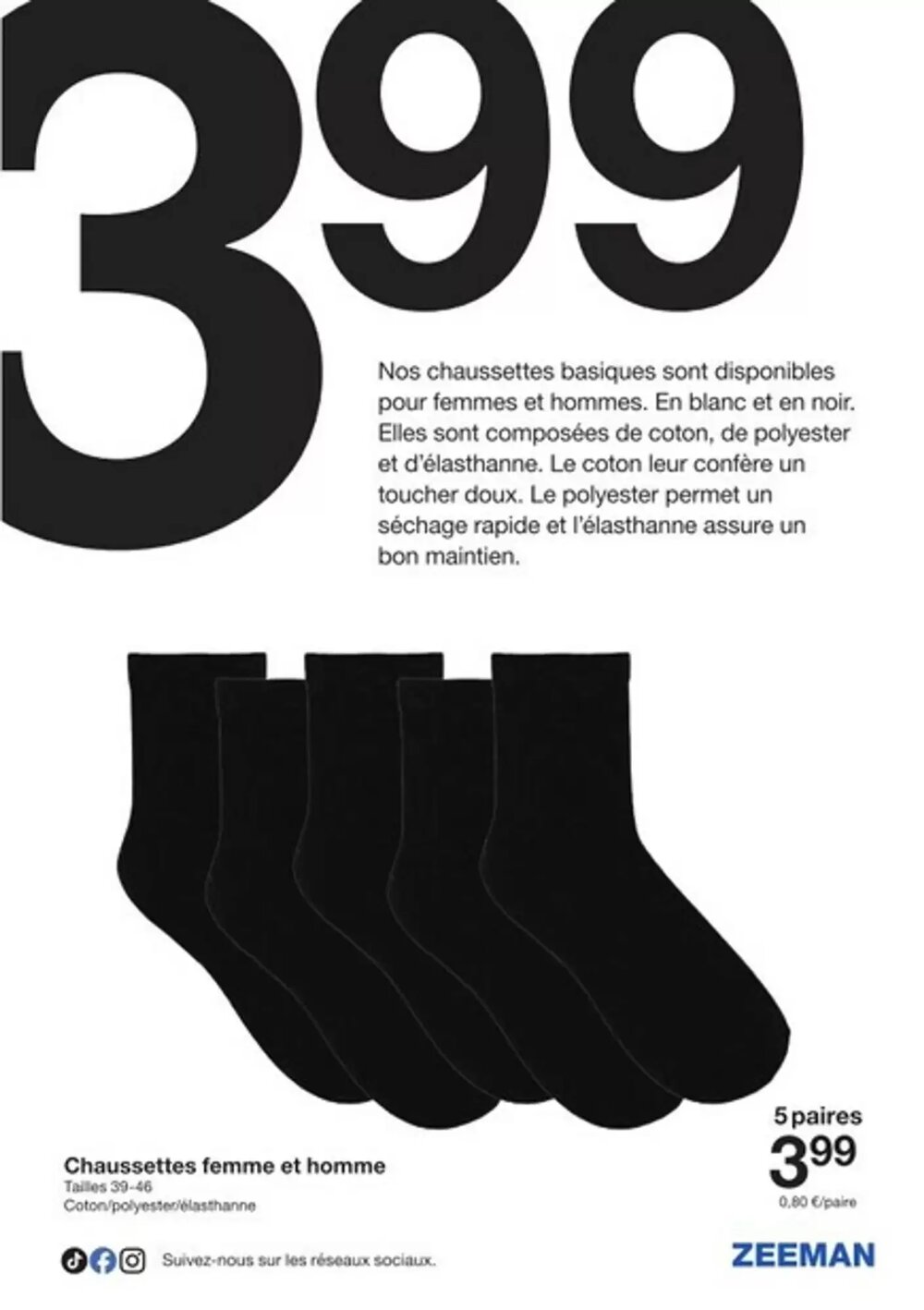 Prospectus promotionnel Zeeman valable à partir du 10/01/2026 - Page 13.