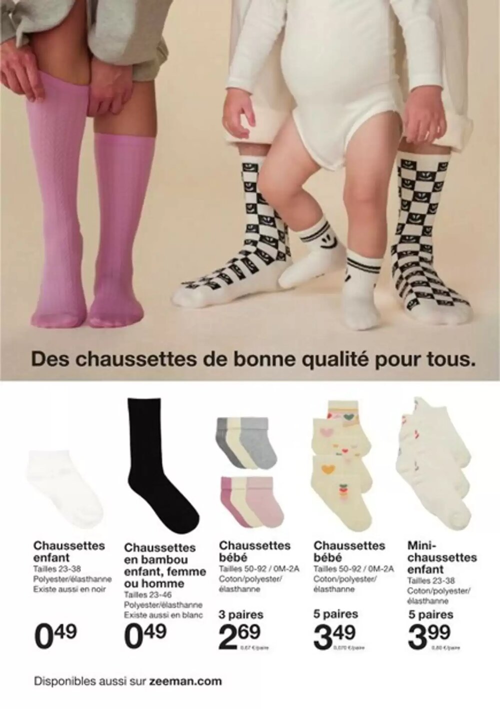 Prospectus promotionnel Zeeman valable à partir du 10/01/2026 - Page 4.