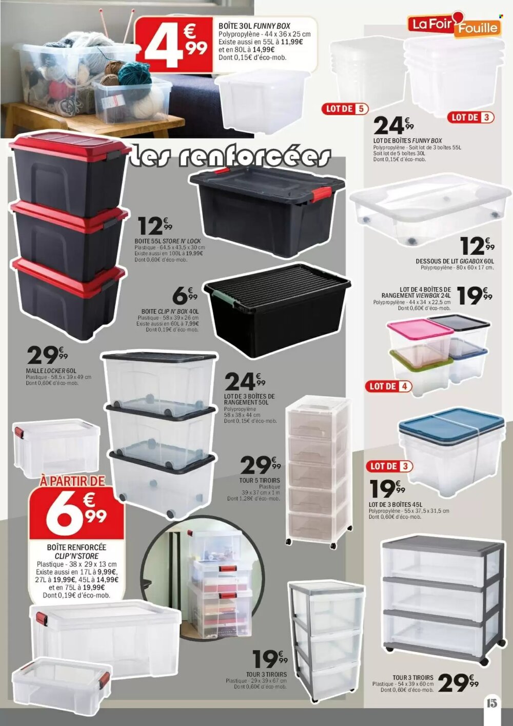 Prospectus promotionnel La Foir'Fouille valable à partir du 12/01/2026 - Page 15.