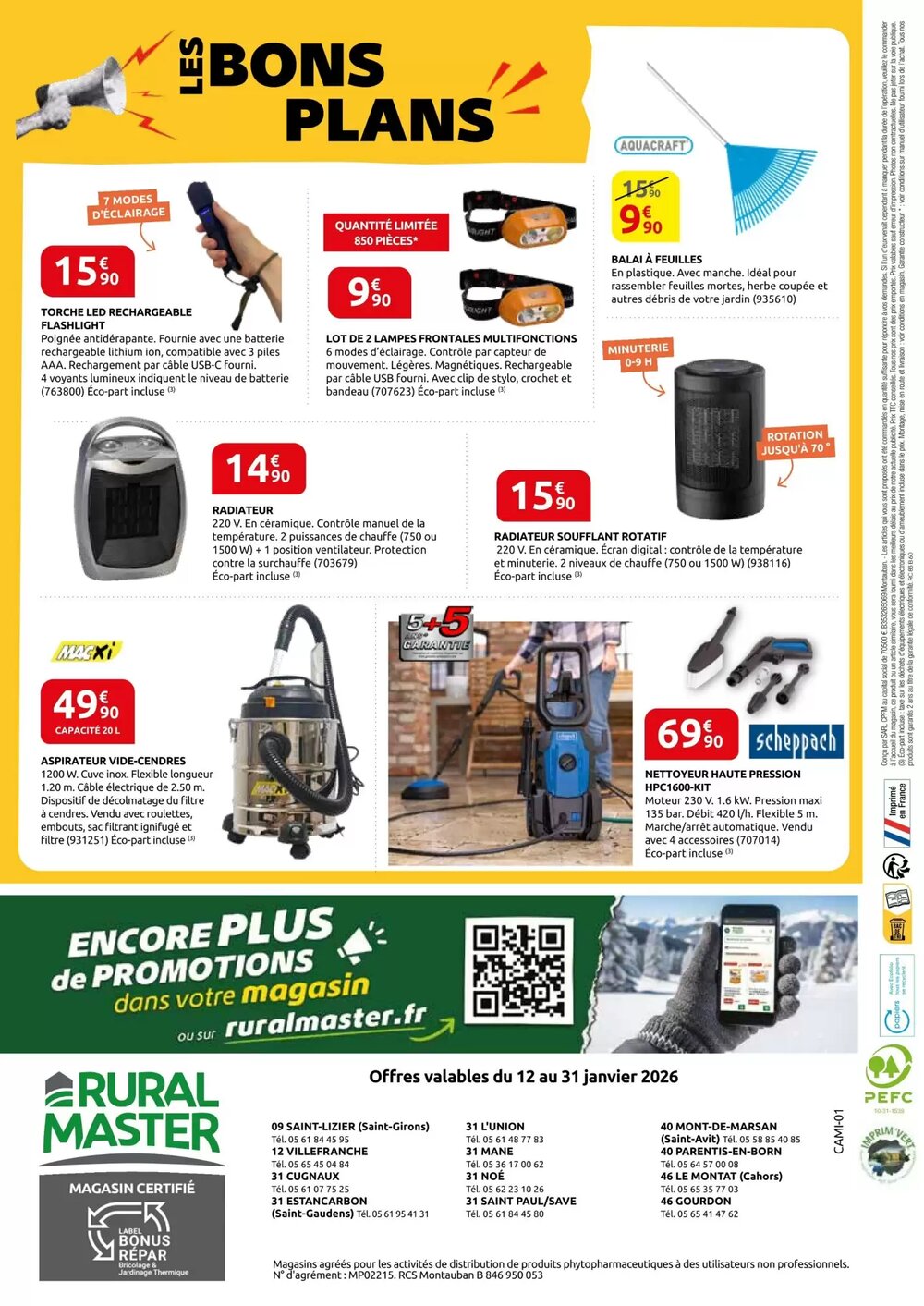 Prospectus promotionnel Rural Master valable à partir du 12/01/2026 - Page 16.