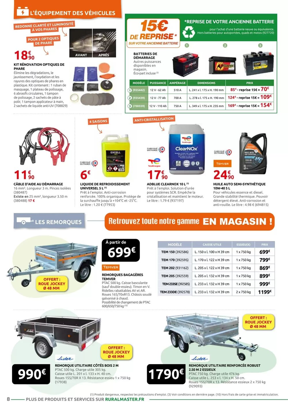 Prospectus promotionnel Rural Master valable à partir du 12/01/2026 - Page 8.