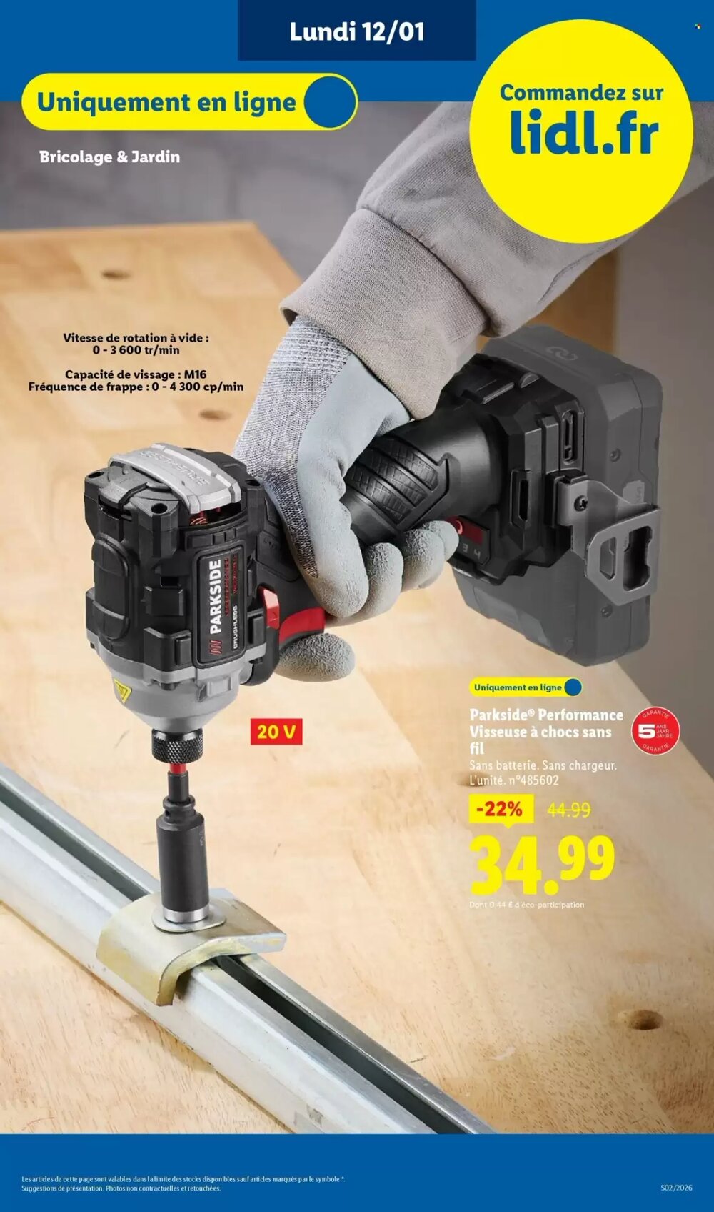 Prospectus promotionnel Lidl valable à partir du 12/01/2026 - Page 5.