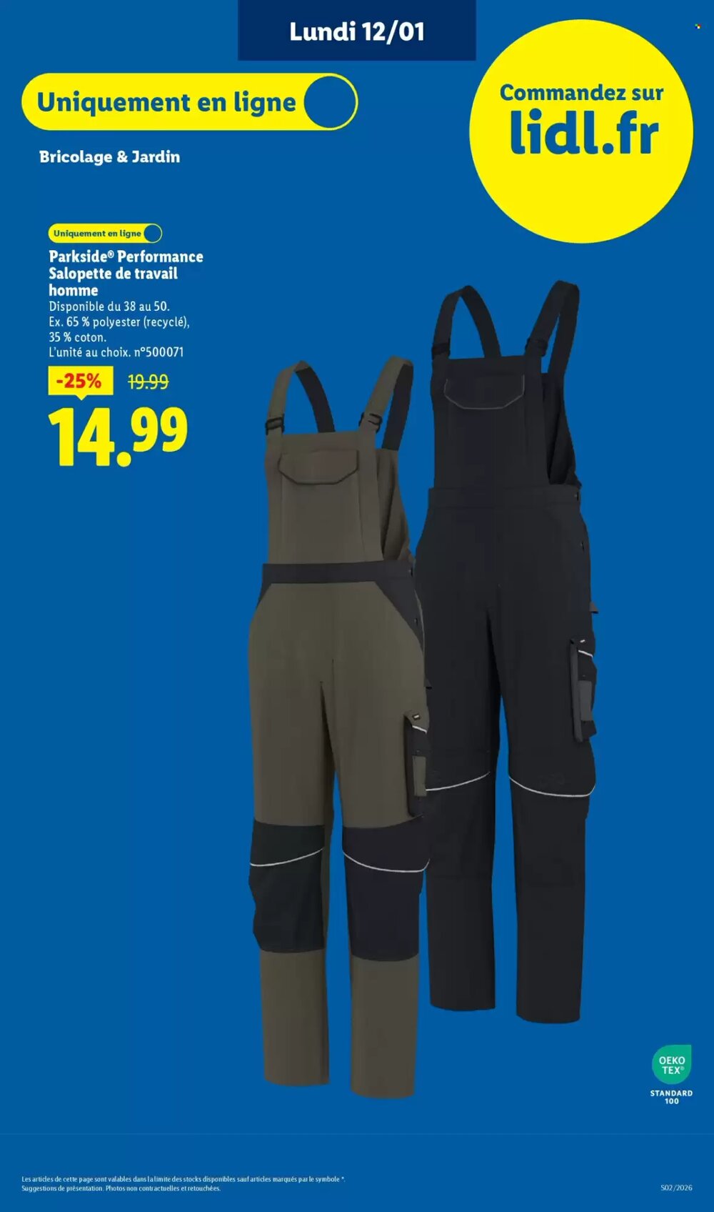 Prospectus promotionnel Lidl valable à partir du 12/01/2026 - Page 7.