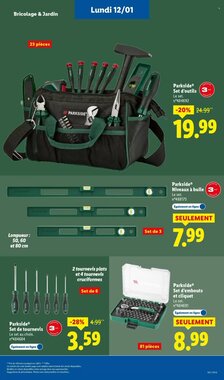 Prospectus promotionnel Lidl valable à partir du 12/01/2026 - Page 15.