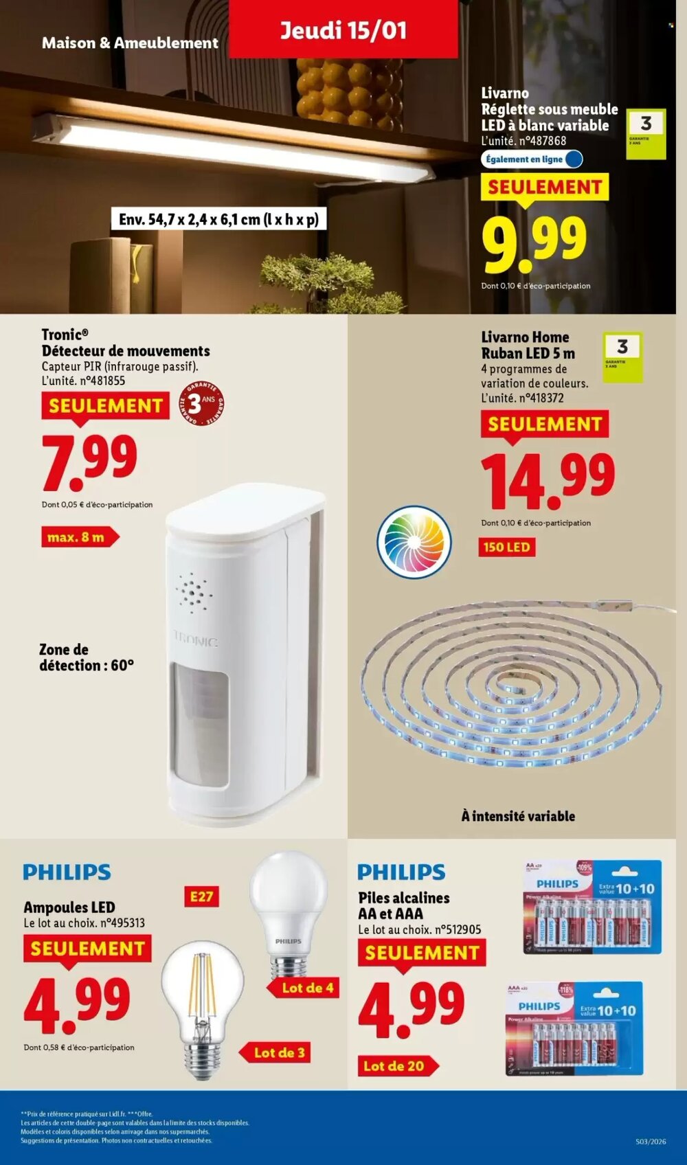 Prospectus promotionnel Lidl valable à partir du 12/01/2026 - Page 29.