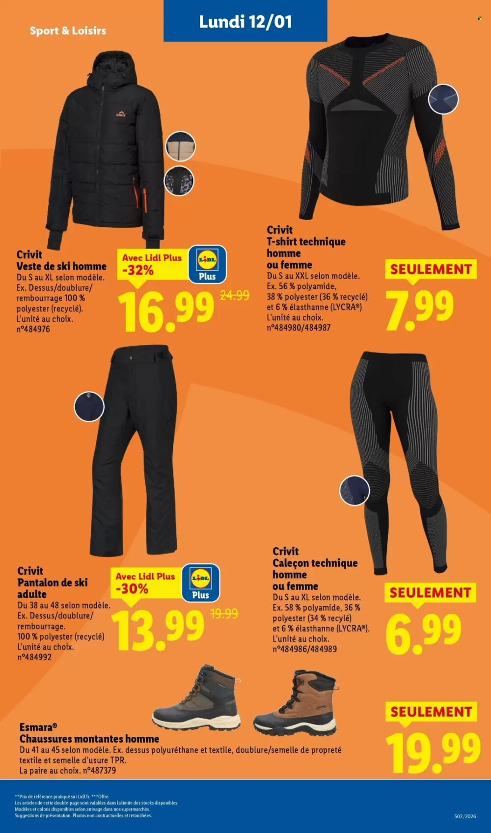 Prospectus promotionnel Lidl valable à partir du 12/01/2026 - Page 9.