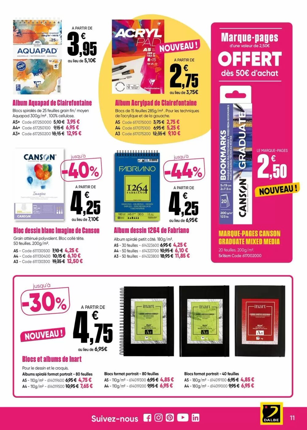 Prospectus promotionnel Dalbe valable à partir du 12/01/2026 - Page 11.