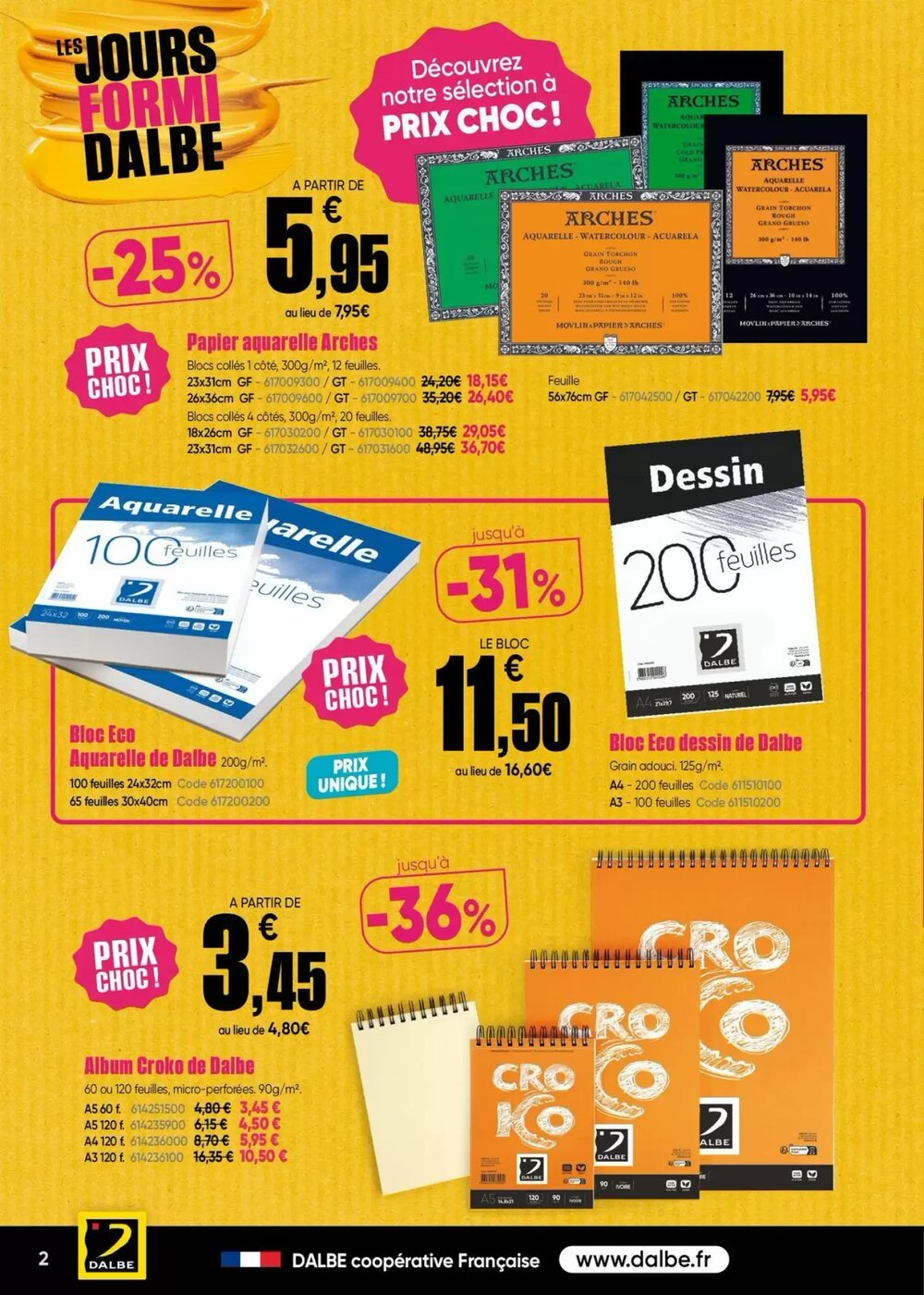 Prospectus promotionnel Dalbe valable à partir du 12/01/2026 - Page 2.