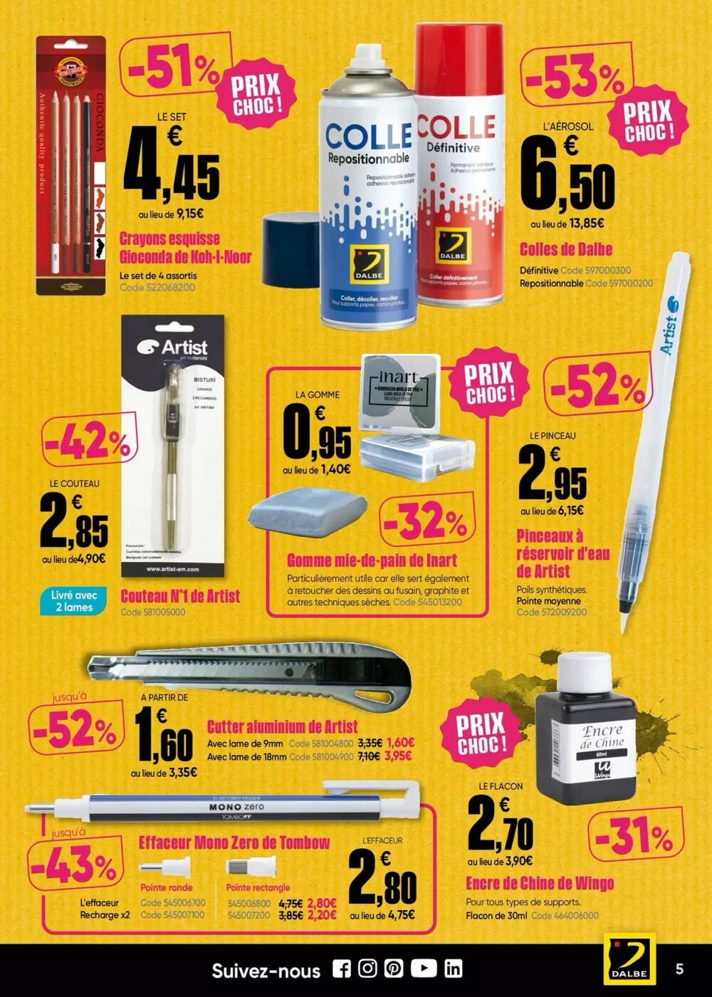 Prospectus promotionnel Dalbe valable à partir du 12/01/2026 - Page 5.