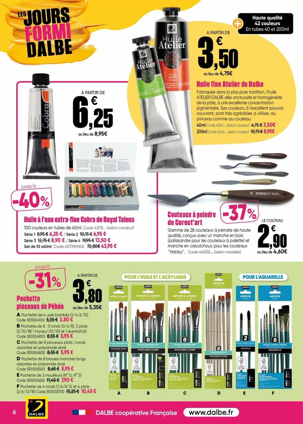 Prospectus promotionnel Dalbe valable à partir du 12/01/2026 - Page 6.