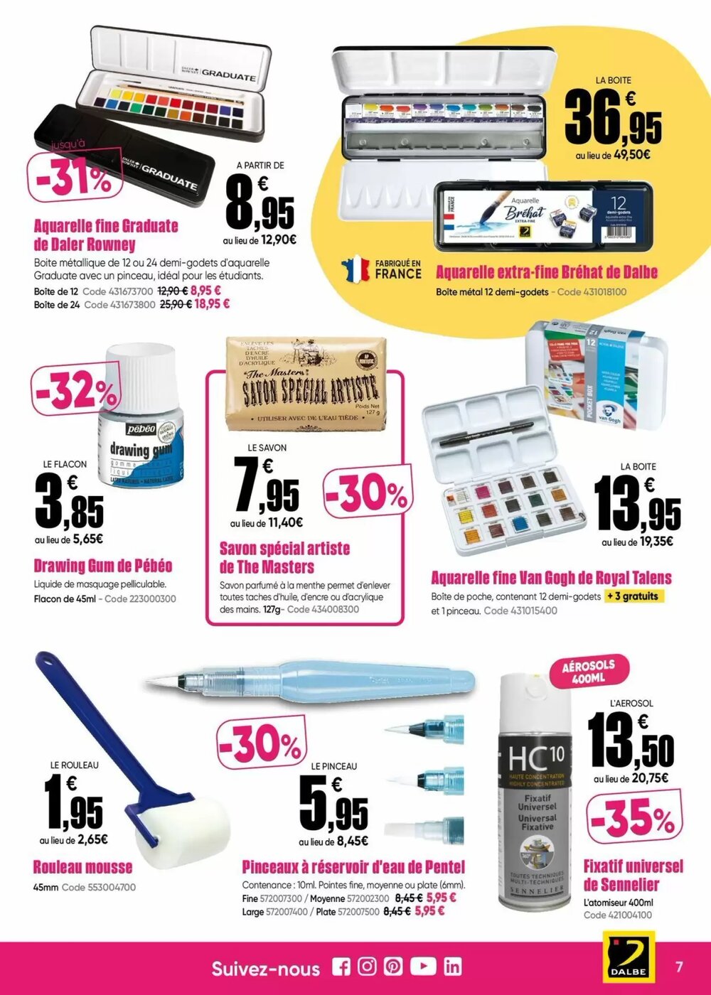 Prospectus promotionnel Dalbe valable à partir du 12/01/2026 - Page 7.