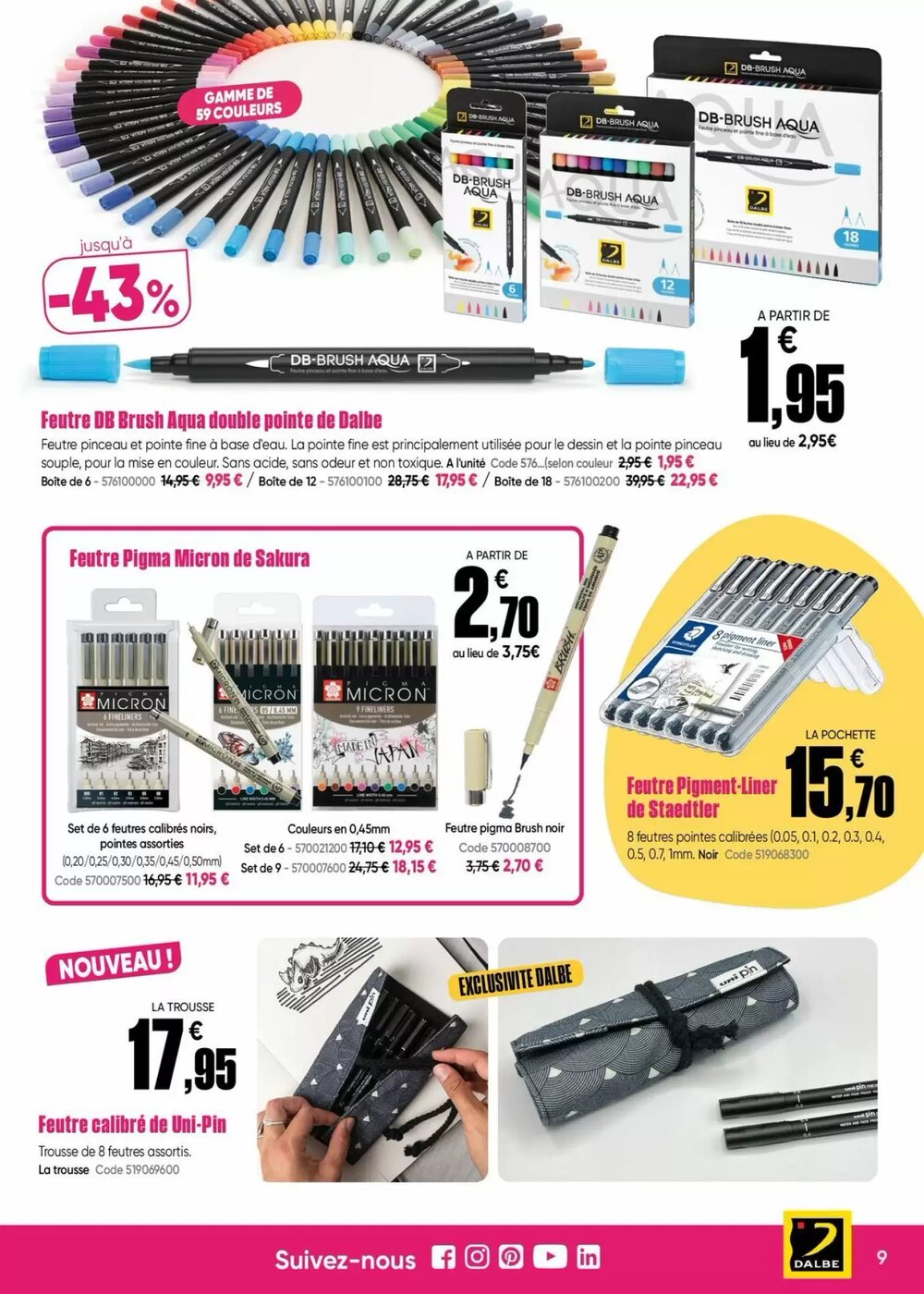 Prospectus promotionnel Dalbe valable à partir du 12/01/2026 - Page 9.