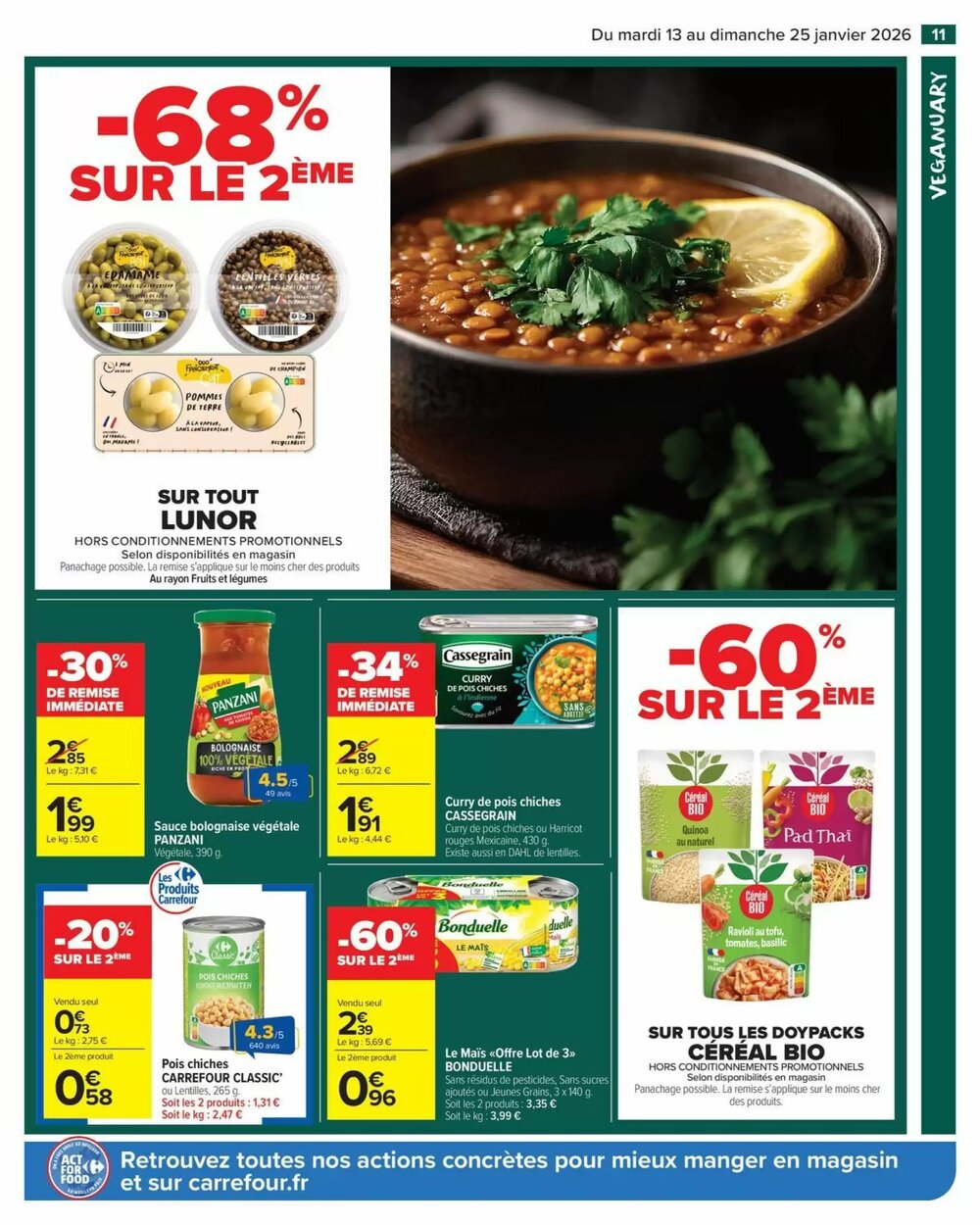 Prospectus promotionnel Carrefour valable à partir du 13/01/2026 - Page 13.