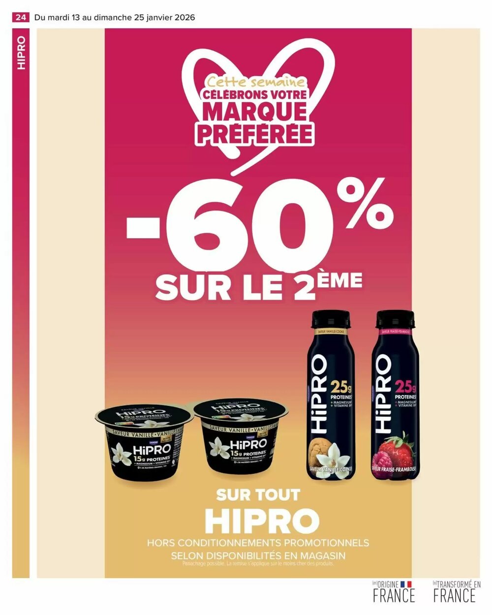 Prospectus promotionnel Carrefour valable à partir du 13/01/2026 - Page 26.