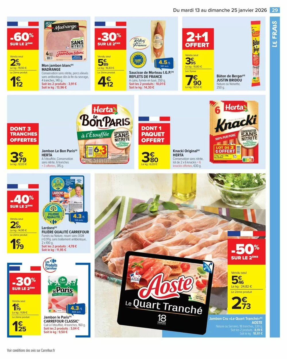 Prospectus promotionnel Carrefour valable à partir du 13/01/2026 - Page 31.