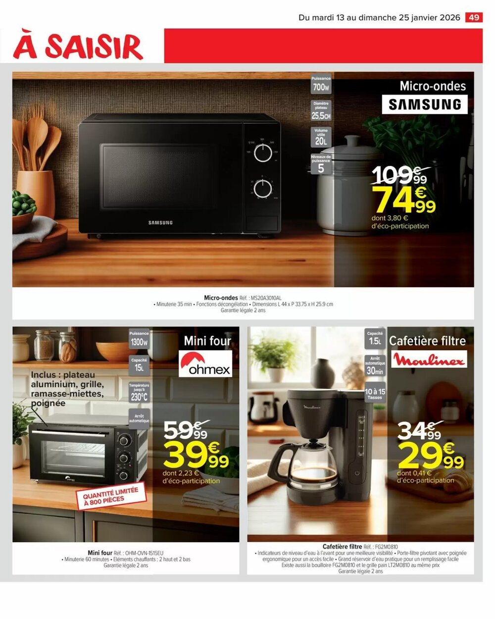 Prospectus promotionnel Carrefour valable à partir du 13/01/2026 - Page 51.
