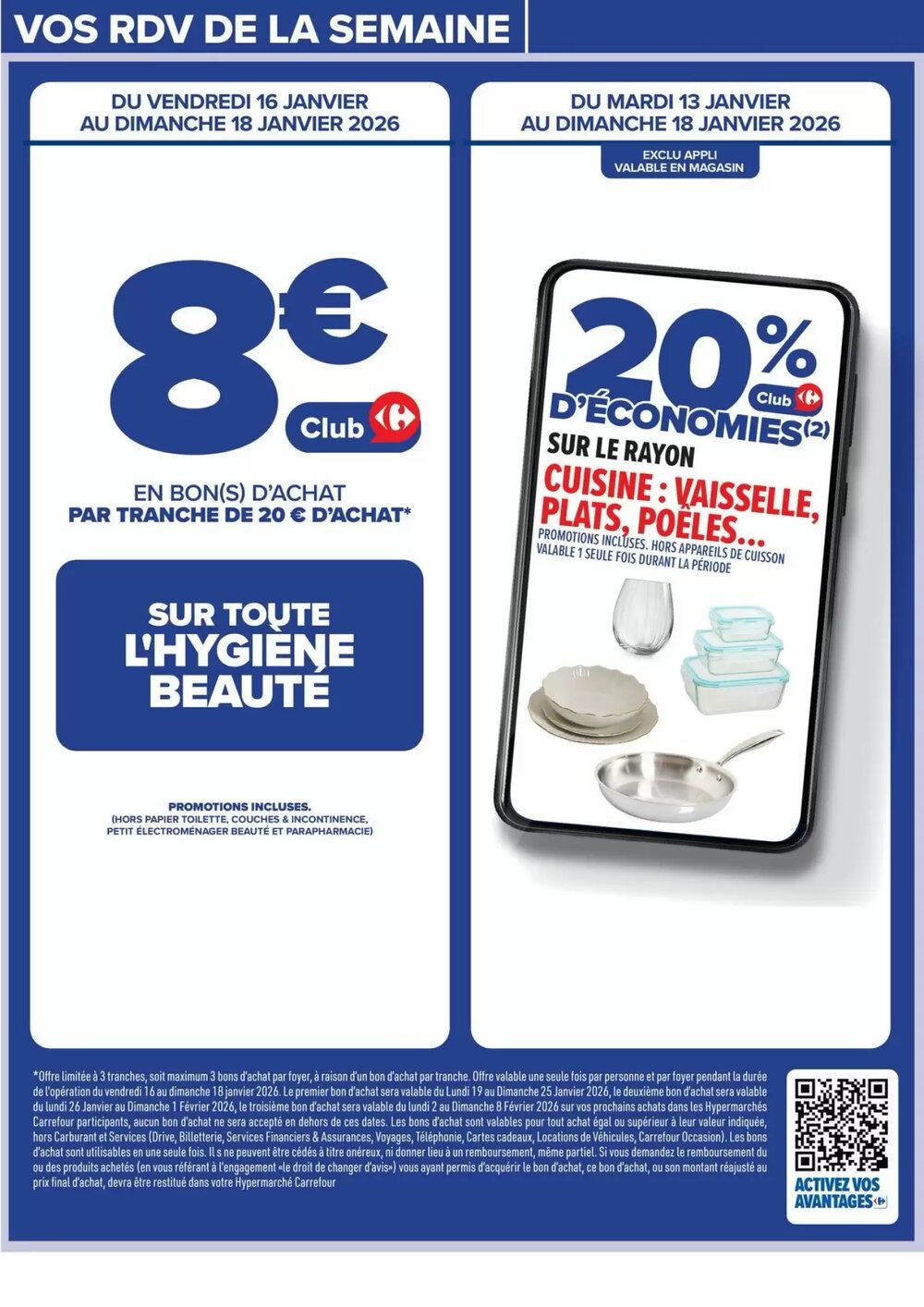 Prospectus promotionnel Carrefour valable à partir du 13/01/2026 - Page 3.