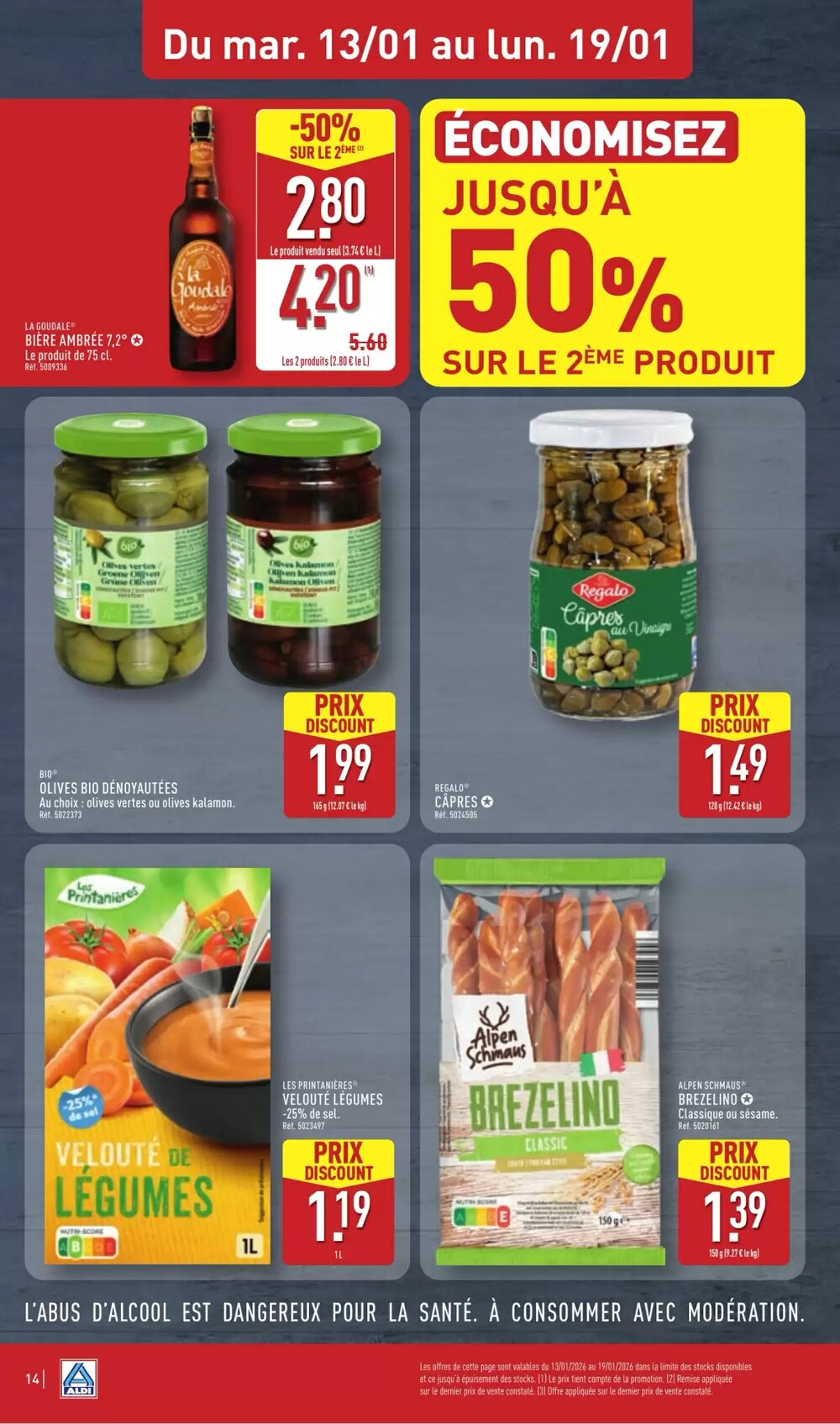 Prospectus promotionnel ALDI valable à partir du 13/01/2026 - Page 16.