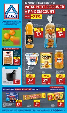 Prospectus promotionnel ALDI valable à partir du 13/01/2026