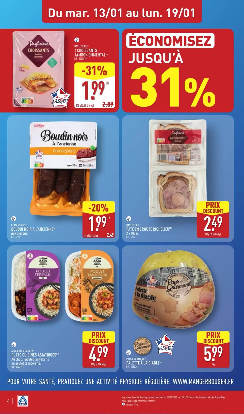 Prospectus promotionnel ALDI valable à partir du 13/01/2026 - Page 8.