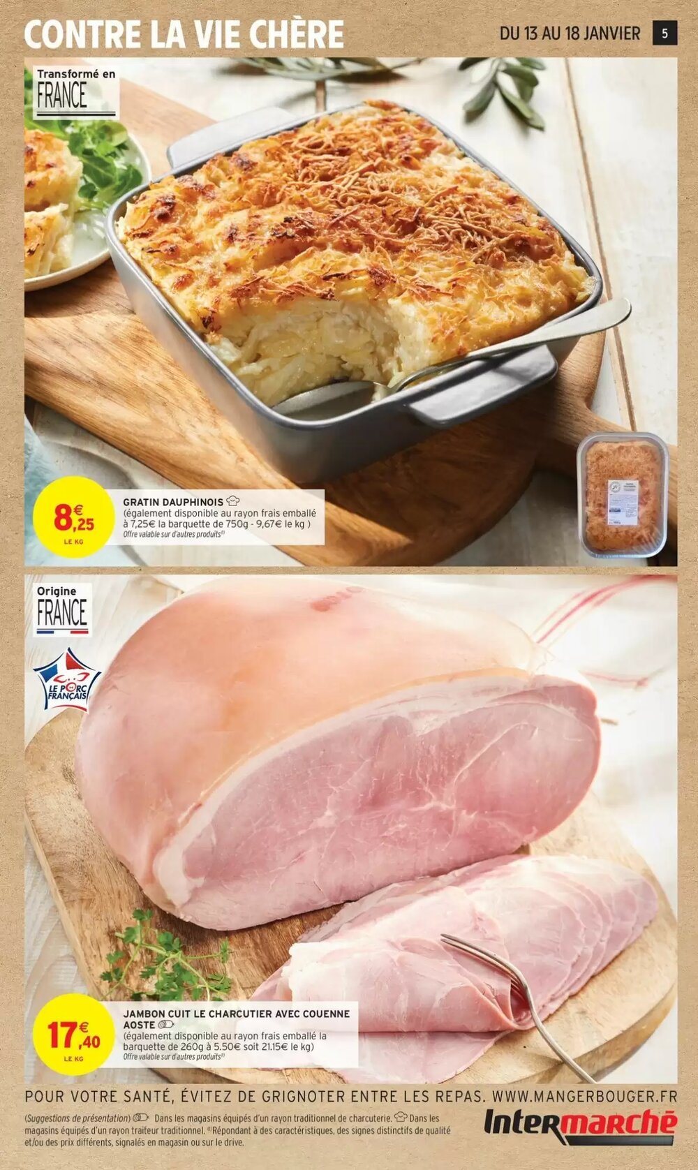 Prospectus promotionnel Intermarché valable à partir du 13/01/2026 - Page 5.