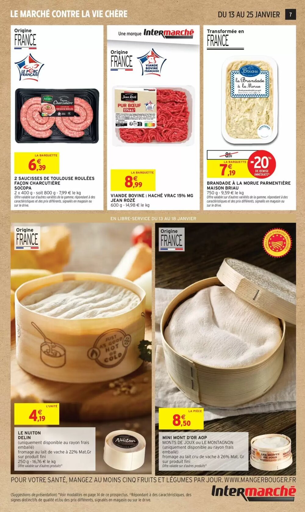 Prospectus promotionnel Intermarché valable à partir du 13/01/2026 - Page 7.