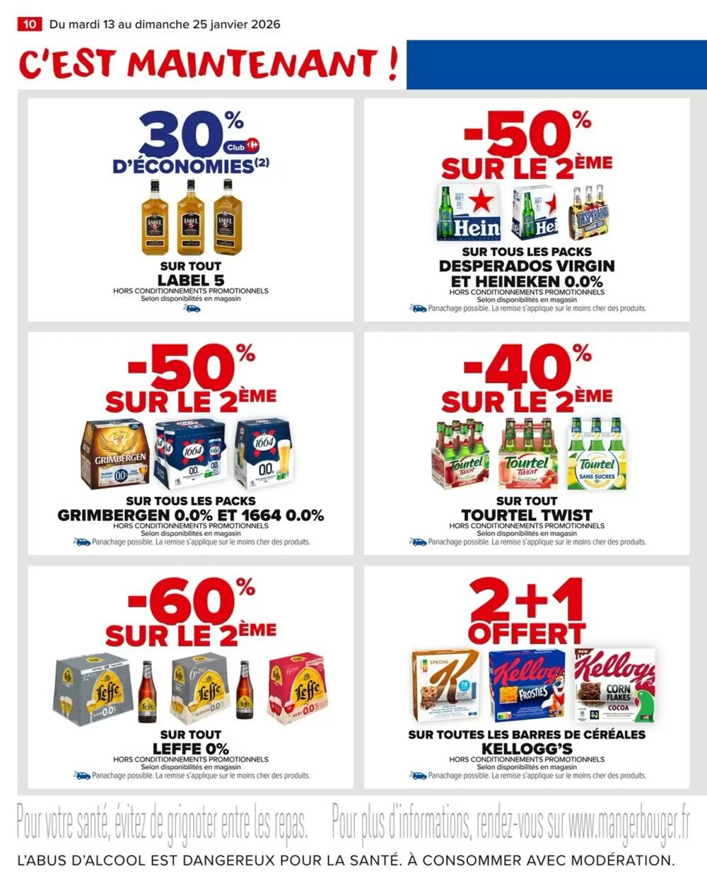 Prospectus promotionnel Carrefour Market valable à partir du 13/01/2026 - Page 12.