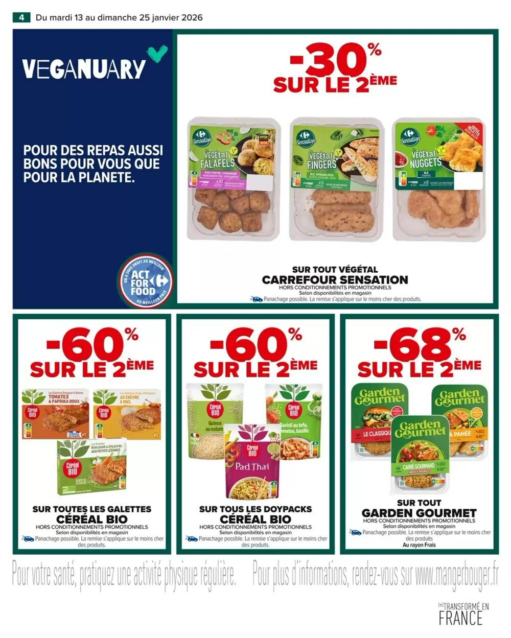 Prospectus promotionnel Carrefour Market valable à partir du 13/01/2026 - Page 6.