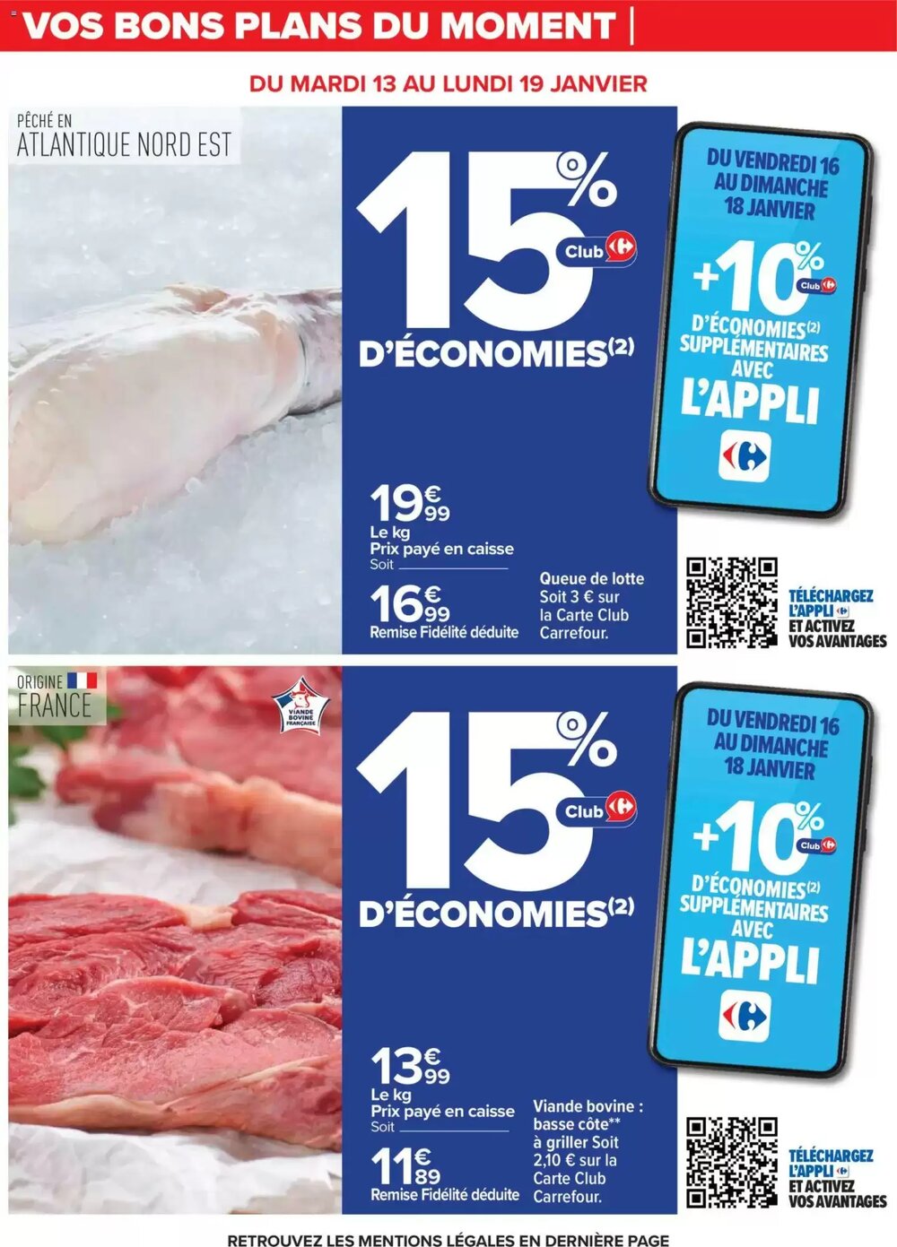 Prospectus promotionnel Carrefour valable à partir du 13/01/2026 - Page 22.