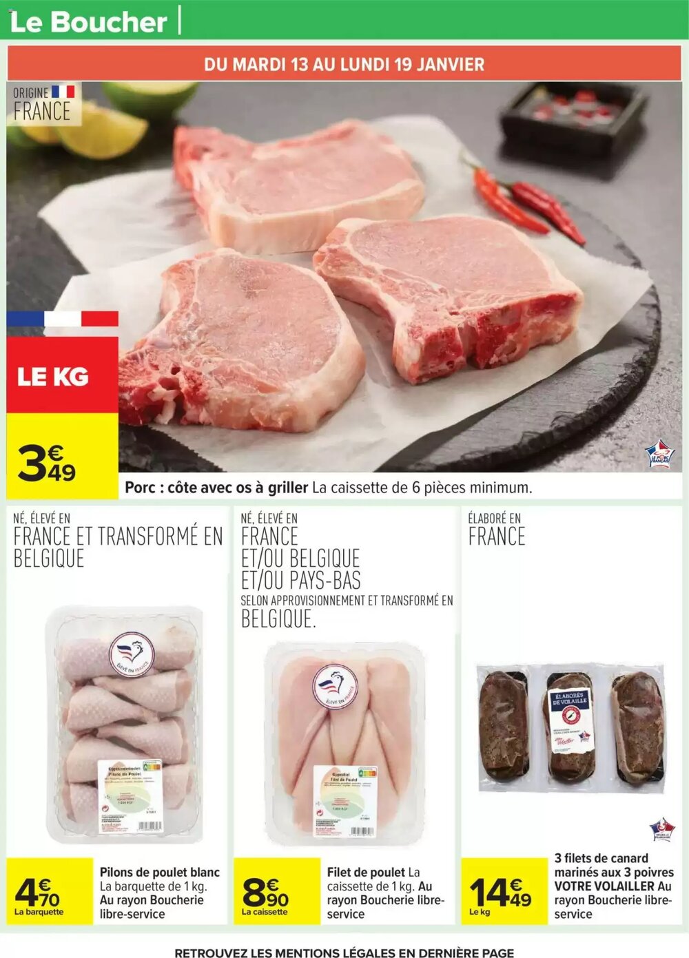 Prospectus promotionnel Carrefour valable à partir du 13/01/2026 - Page 23.