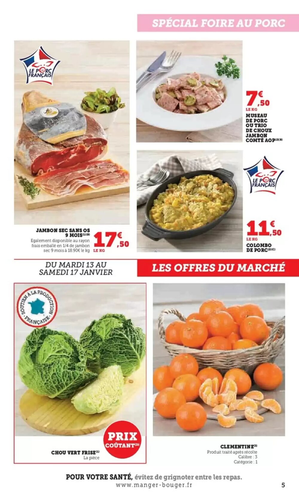 Prospectus promotionnel Hyper U valable à partir du 13/01/2026 - Page 5.