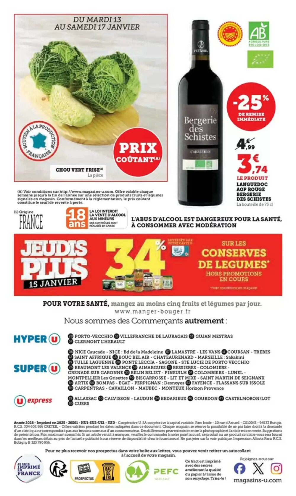 Prospectus promotionnel Hyper U valable à partir du 13/01/2026 - Page 8.
