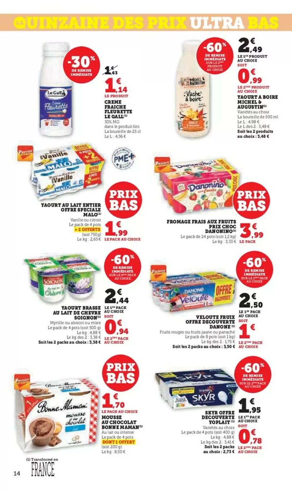 Prospectus promotionnel Hyper U valable à partir du 13/01/2026 - Page 14.